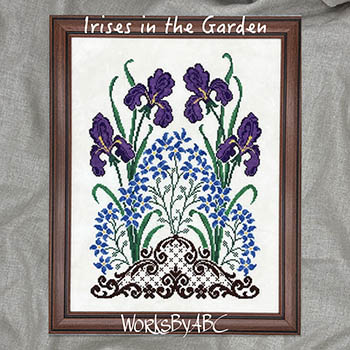 25-2071 Irises In The Garden